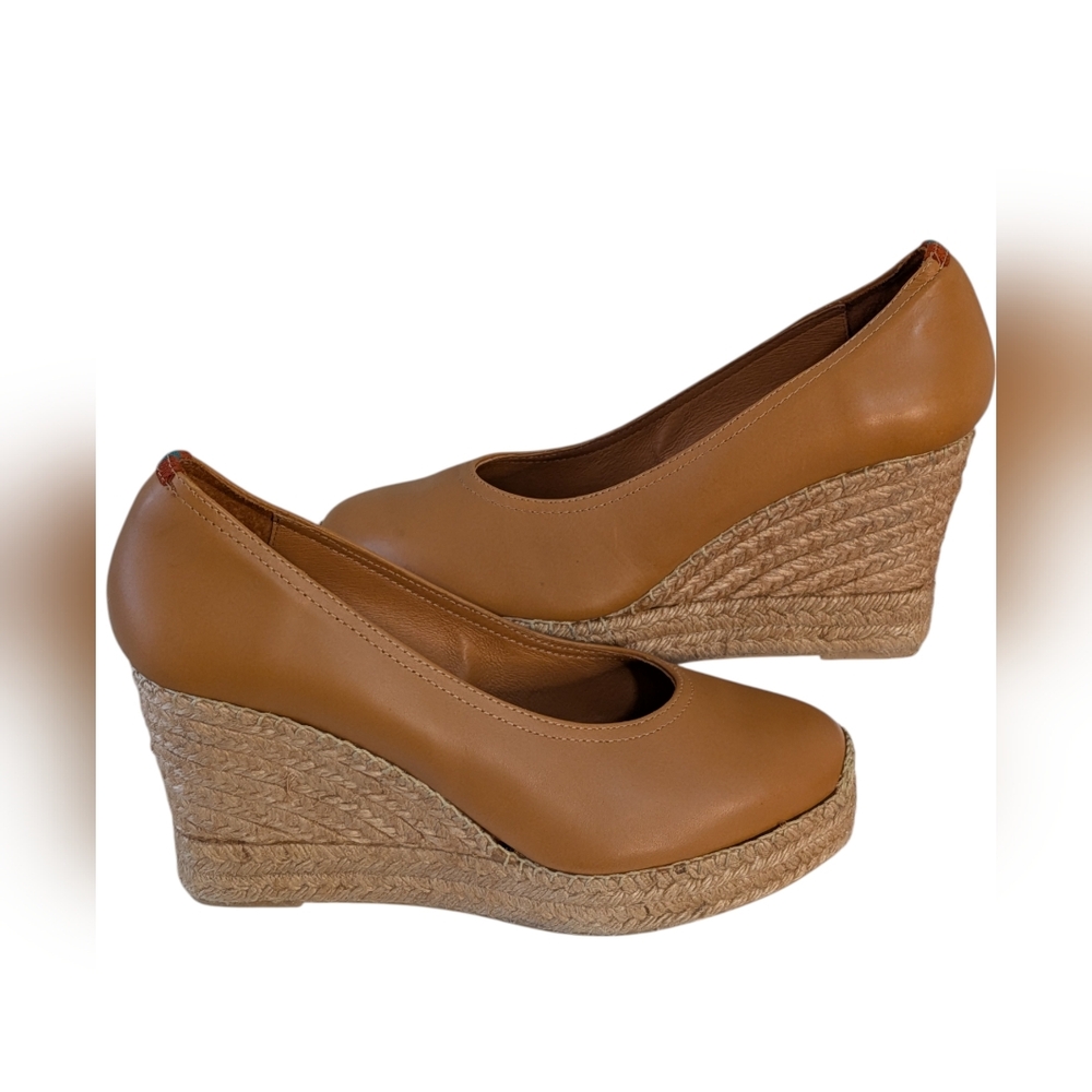 Penelope Chilvers Scoop Espadrille Platform Wedge Pump. . Size 41/10 - Picture 3 of 10